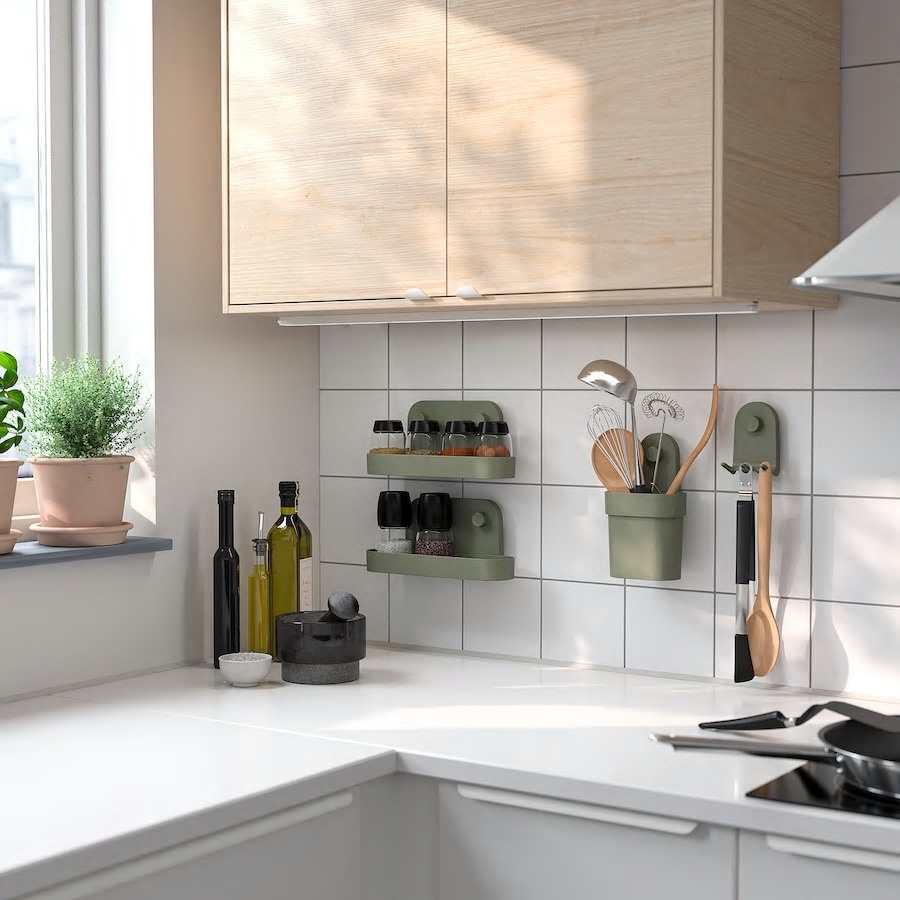 Móc treo đồ nhà bếp hút chân không Obonas IKEA