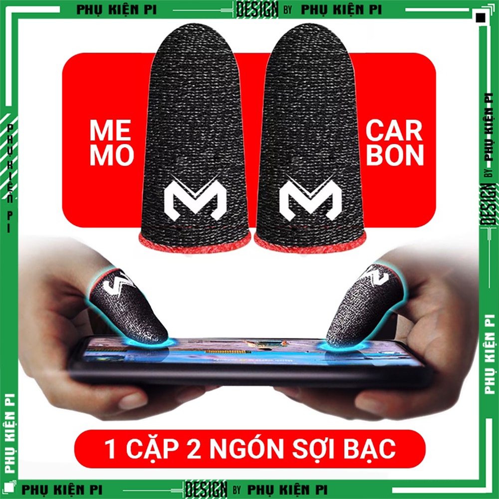 Găng tay chơi game MeMo, Shezi sợi bạc 24 kim cao cấp