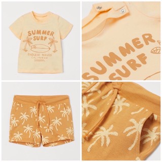 [Auth] Set áo thun quần short size 6-9m đến 3-4y