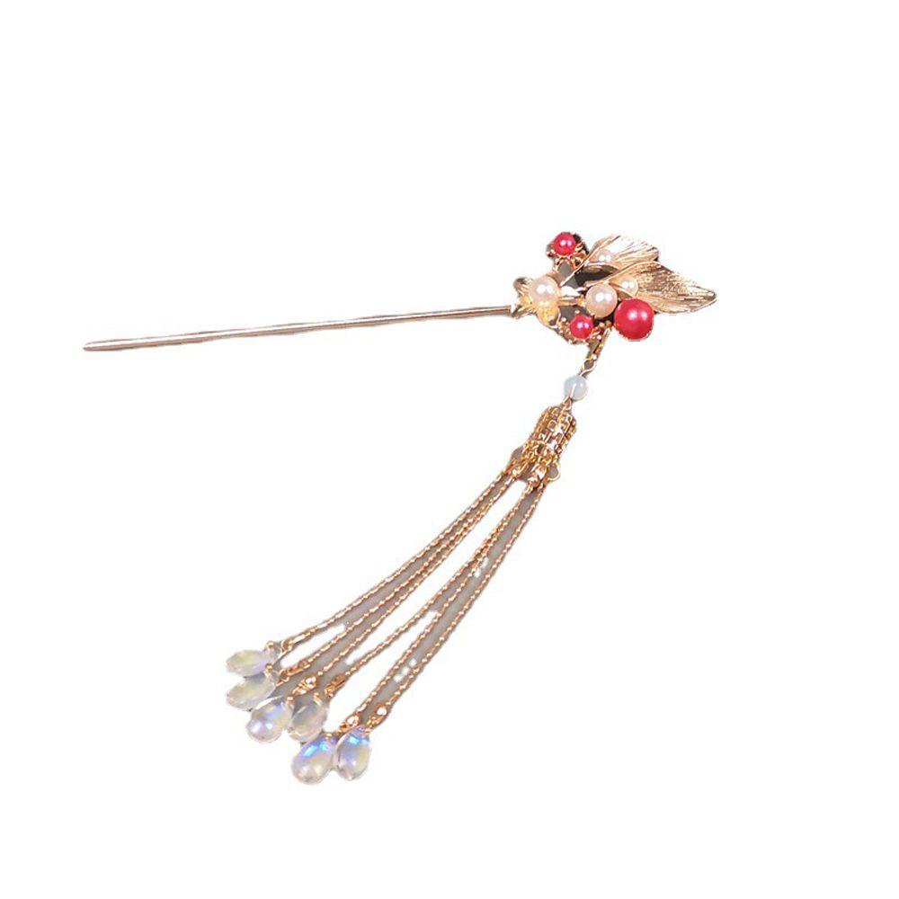 Trâm Cài Tóc Hình Hoa Phong Cách Trung Quốc Cho Cô Dâu|Nĩa Ăn Bằng Thép Không Gỉ Chất Lượng Cao