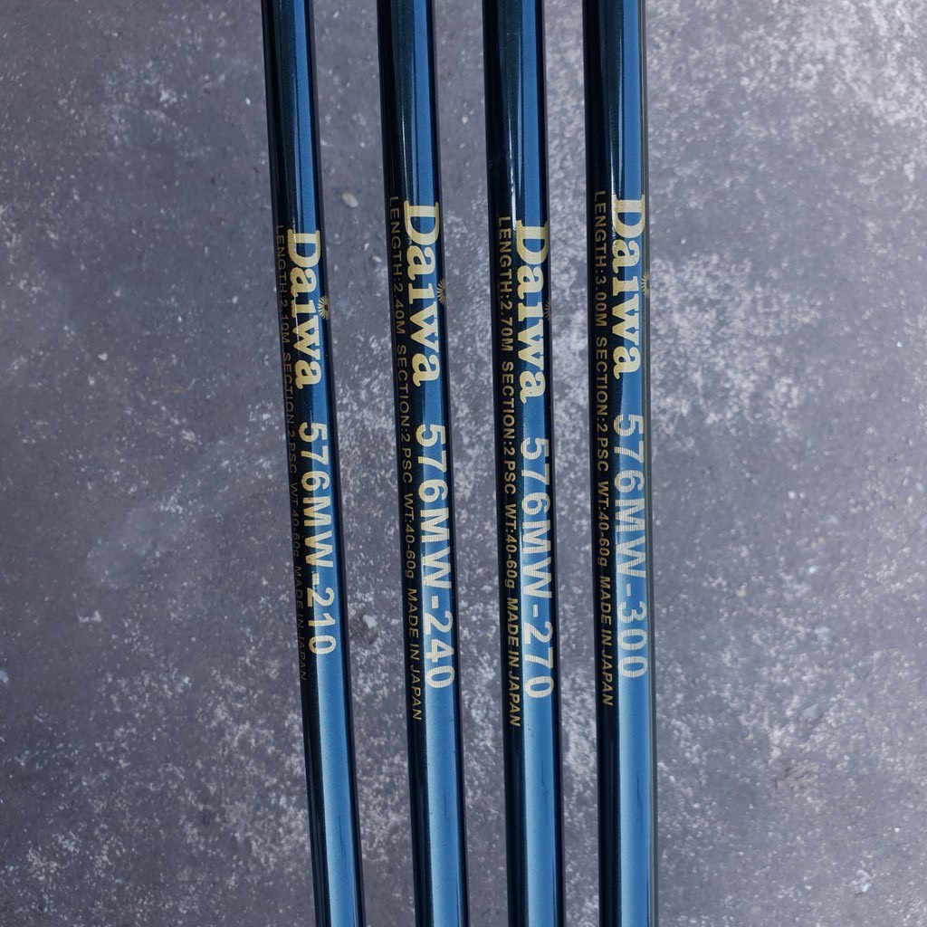 Cần câu cá 2 khúc DAIWA 576 siêu nhẹ, dài 3m