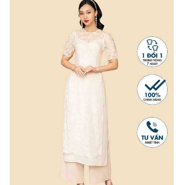 Quần suông túi chéo cài cúc kim loại Emspo QL1235