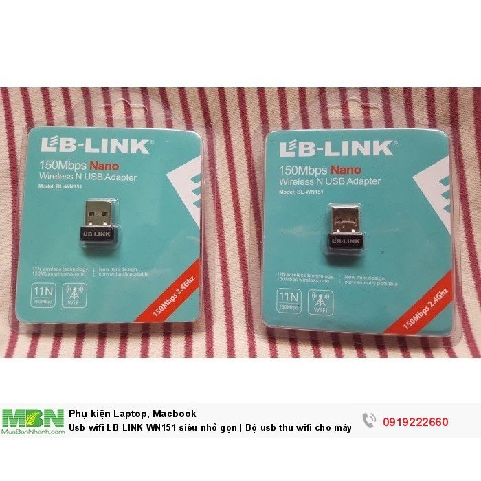 LB LINK - USB Wifi Nano tốc độ 150Mbps, sóng siêu khỏe | BigBuy360 - bigbuy360.vn