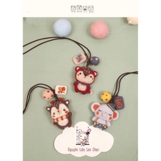 [DIY - Len chọc] BỘ KIT GÁNH XIẾC VUI NHỘN - LEN CHỌC CÓ HƯỚNG DẪN