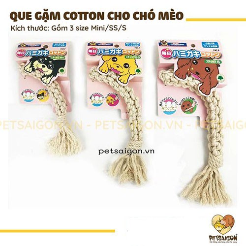 [CHÍNH HÃNG] ĐỒ CHƠI QUE GẶM COTTON CHO THÚ CƯNG