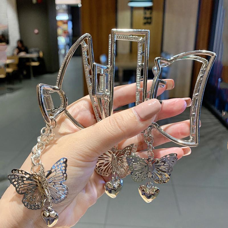 Kẹp tóc kim loại hình bướm  hot trend phong cách Hàn Quốc xinh xắn dành cho nữ - tiemmaimeo1987