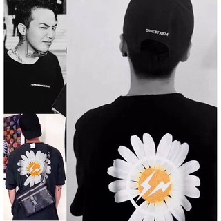 Áo phông tay lỡ unisex áo thun nam nữ form rộng Hoa cúc GD THE 1996