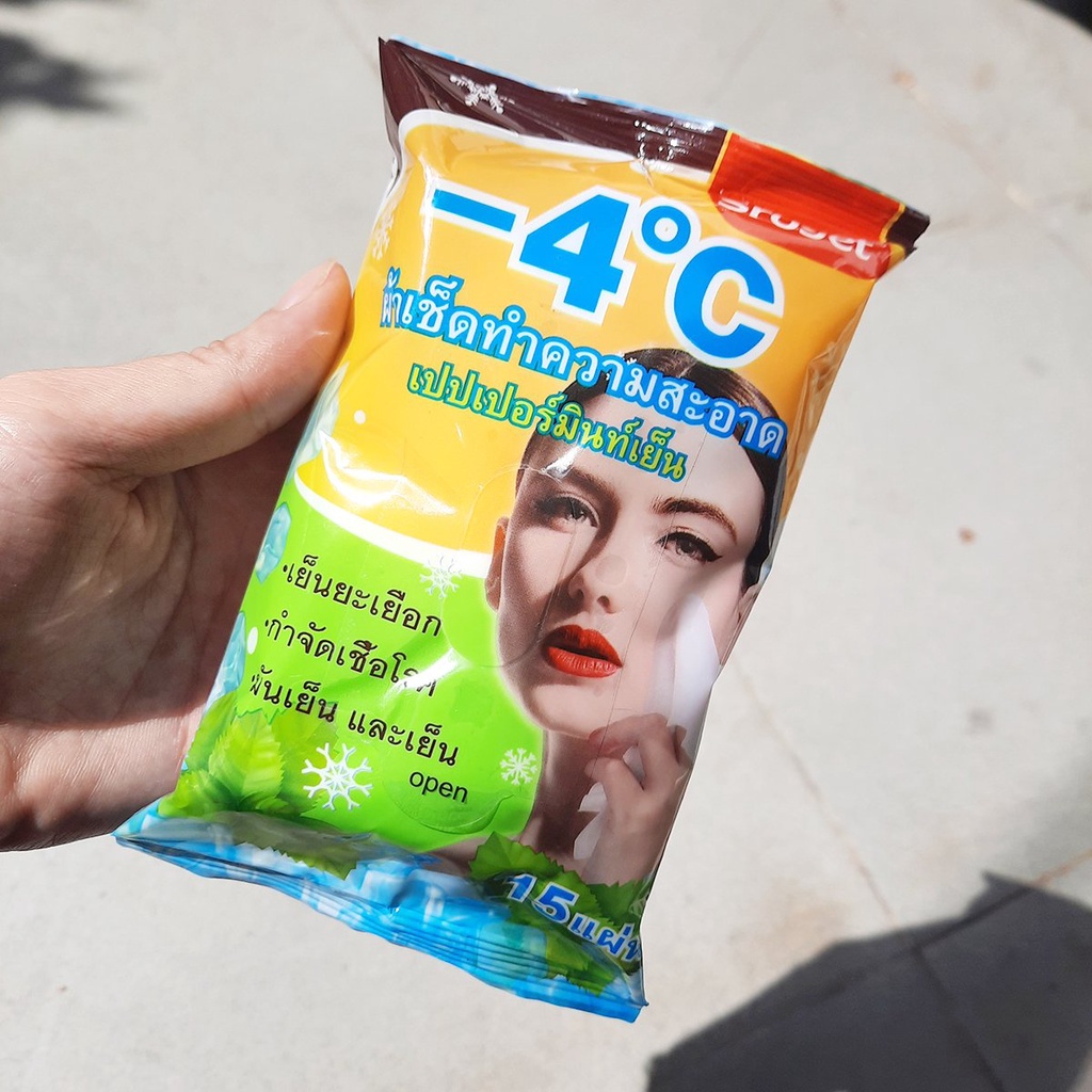 Khăn giấy ướt thái lan Sroget