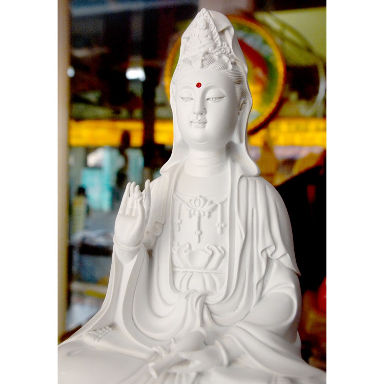 Tượng Quan Thế Âm Bồ Tát ngồi cao 30cm-nhiều mẫu GIÁ TỐT NHẤT THỊ TRƯỜNG
