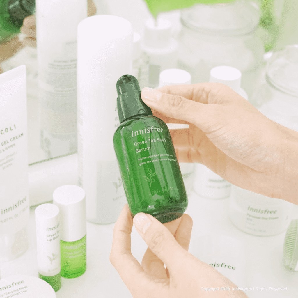 Serum innisfree Tinh chất dưỡng ẩm Green Tea Seed Trà Xanh Hàn Quốc 80ml