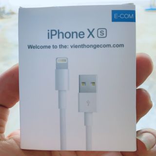 CÁP SẠC IPHONE XS CHÍNH E-COM ( BH 12 THÁNG )