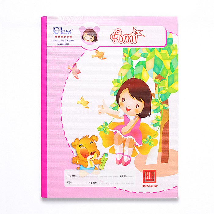Tập 5 ô ly 96 trang Hồng Hà Class Ami dành cho học sinh miền Trung - Nam