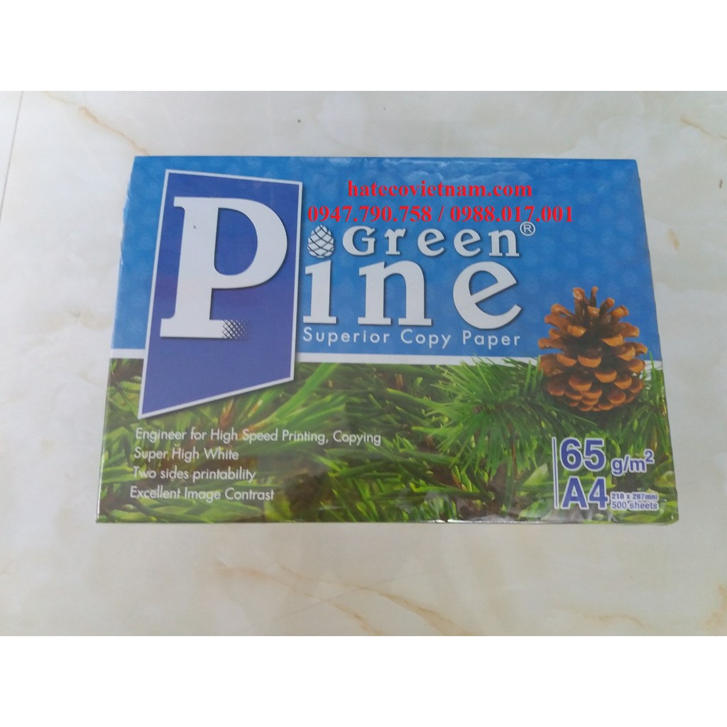 Giấy Green Pine A4 ĐL65gsm - Giấy in - Giấy photo