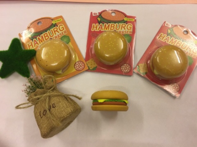 Tẩy Hình bánh Hambrug ( size to)