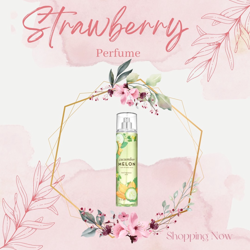 Xịt thơm Bath & Body Works Fine Fragrance Mist Hương Cucumber Melon