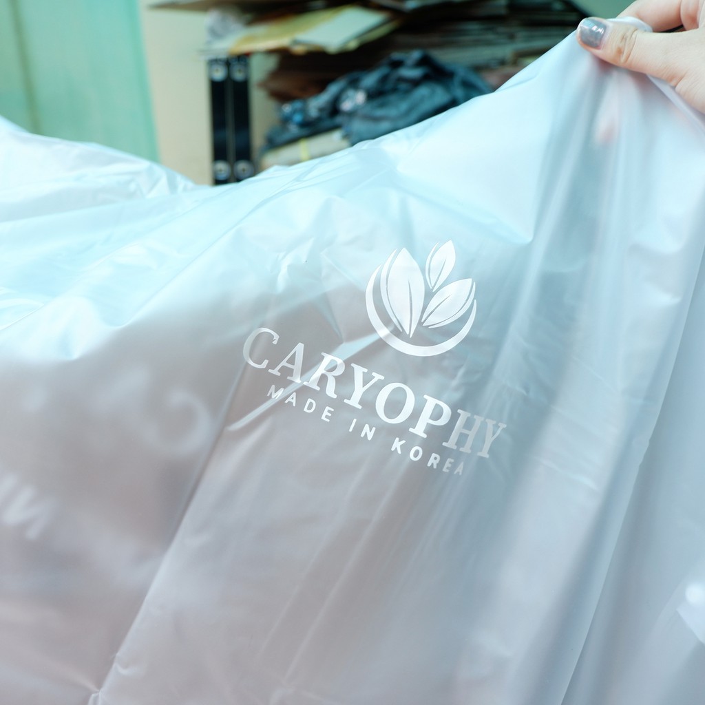 Áo mưa Caryophy vải dù cao cấp in Logo hãng