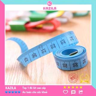 Thước dây 1.5m nhiều màu, đo 3 vòng cơ thể, chiều cao, may mặc tiện lợi Kazila TD1