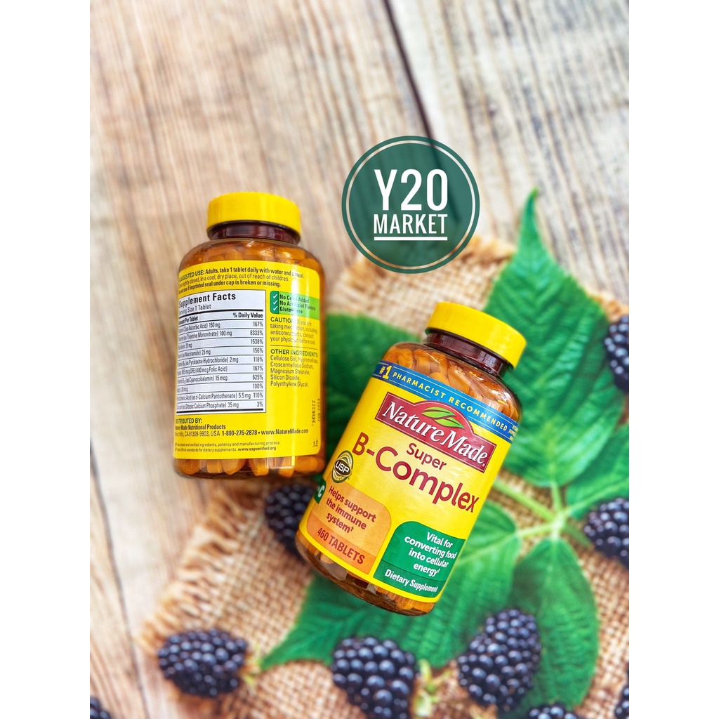 VIÊN UỐNG VITAMIN B NATURE MADE SUPER B COMPLEX