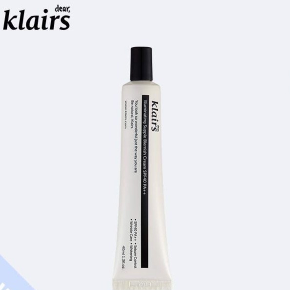 Kem Trang Điểm Kem Nền Dear Klairs Illuminating Supple Blemish Cream 40ml