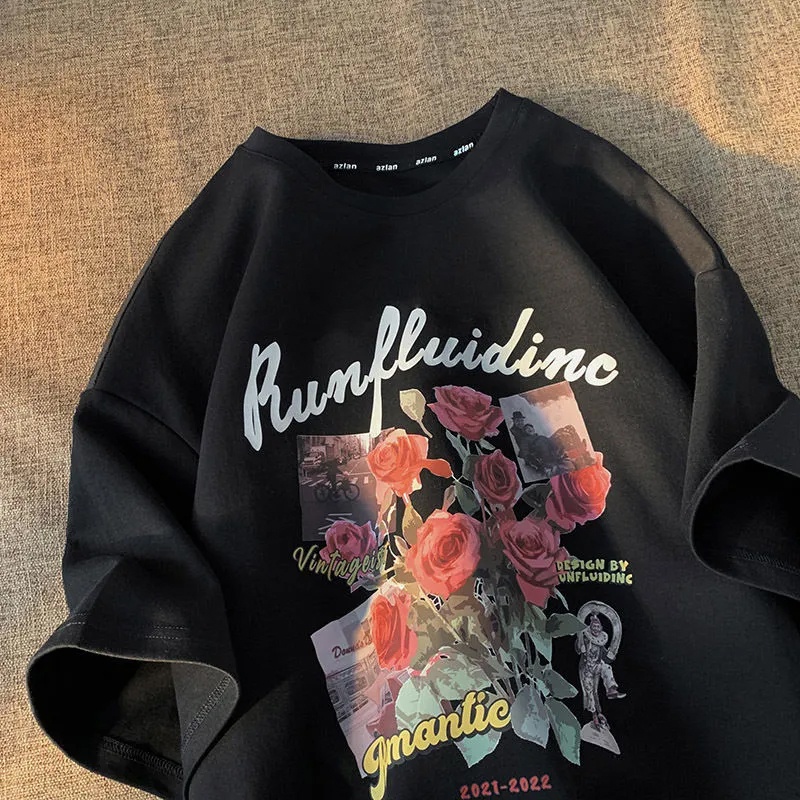 NRVP Áo Thun 100% Cotton Dáng Rộng Thời Trang Hàn Quốc Cho Nữ