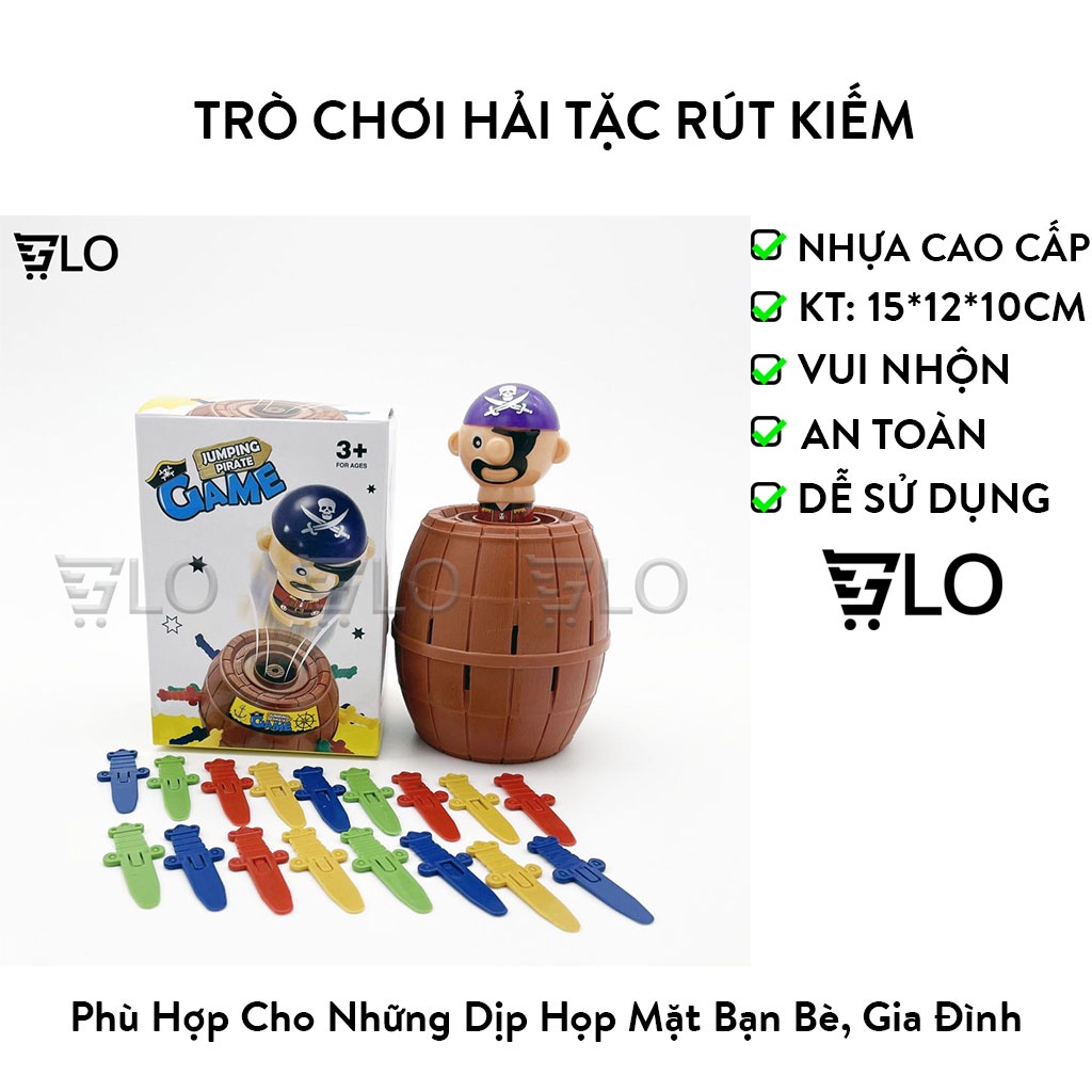 Trò Chơi Hải Tặc Rút Kiếm Kích thước 15x12x10 cm