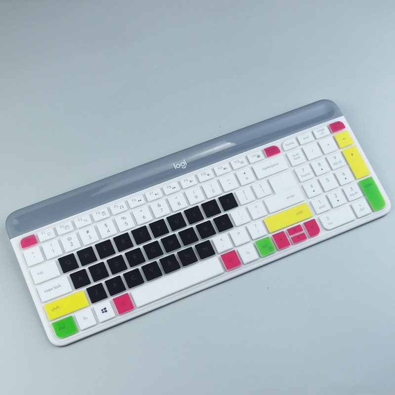 Miếng Dán Bảo Vệ Bàn Phím Logitech K580 Mk470 Bằng Silicon Siêu Mỏng Chống Thấm Nước Và Bụi Bẩn