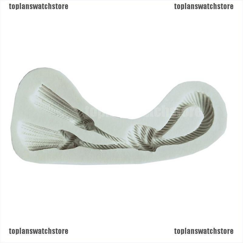Khuôn Silicone Tạo Hình Dây Thừng Trang Trí Bánh