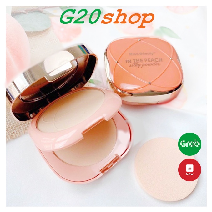 Phấn phủ Kiss Beauty dạng nén tiện lợi , kiềm dầu nội địa Trung g20shop