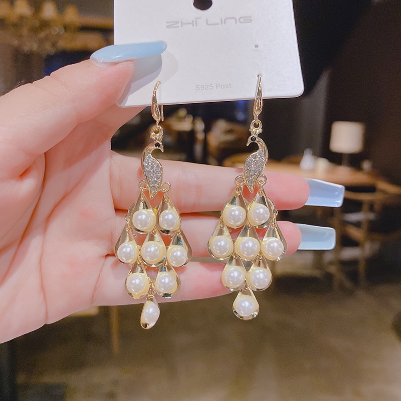 Bông tai mạ bạc 925 thiết kế đơn giản sang trọng cho nữ - B38