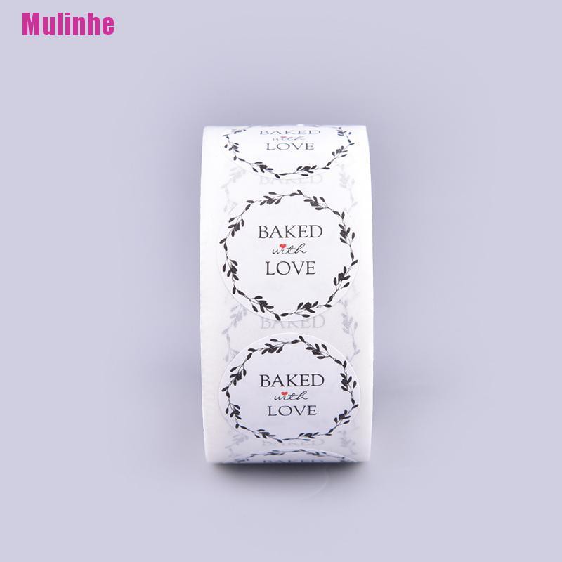 Set 500 cuộn nhãn dán in chữ Thank You For Your Order