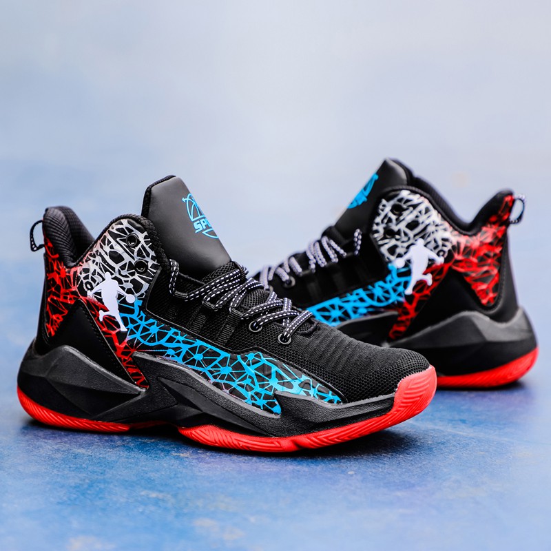 Giày bóng rổ chuyên nghiệp Đế cao su chống trượt chống mài mòn Giày thể thao thanh niên Size:35-45