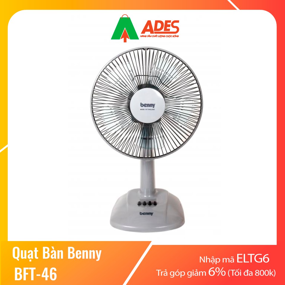 [Mã 154ELSALE2 giảm 7% đơn 300K] Quạt Benny BFT-46 | Chính Hãng, Giá Rẻ