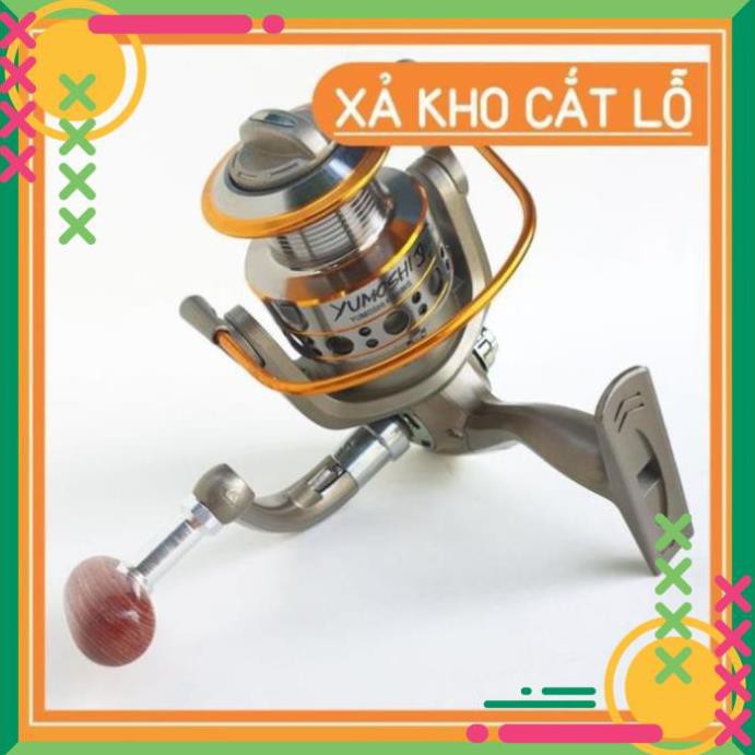 [SALE]  Máy Câu Cá Yomoshi LC Kim Loại 3000-7000 ( TẶNG CƯỚC CACBON SHIMANO ) MÁY CÂU CÁ MÁY ĐỨNG YOMOSHI LC