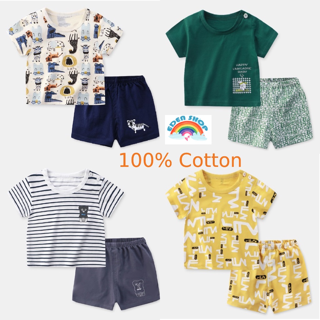 Quần áo bé trai 3 tháng - 4 tuổi | Bộ đồ bé trai 7-15kg - Cotton siêu mát