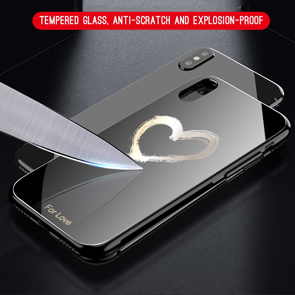 ốp  Asus Zefone Max Pro M2 ZB631KL Ốp lưng chống sốc Love Pattern Stained Glass Shell Fashion Casing vỏ Hard Case Cover