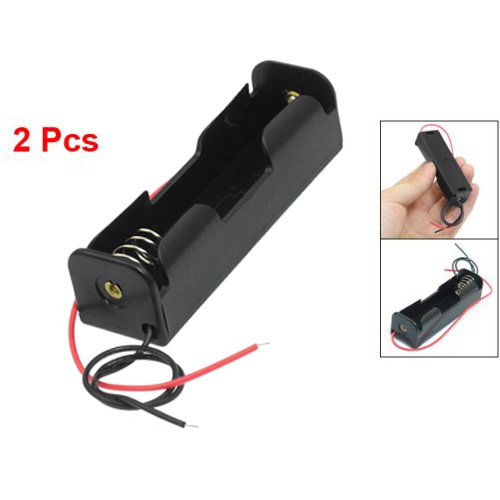 Bộ 2 Hộp Đựng Pin 18650 Màu Đen | BigBuy360 - bigbuy360.vn