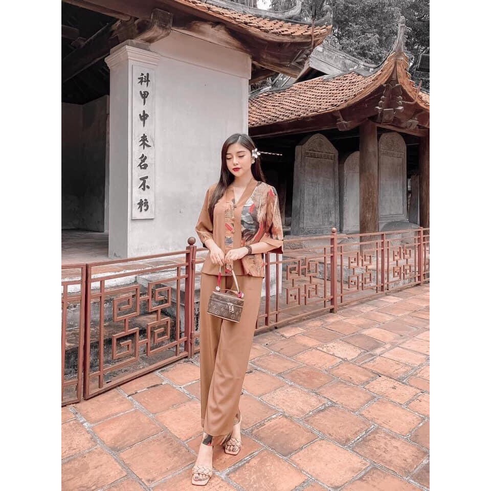 ( Xả Hàng Bán Lỗ) Sét Bộ Nữ Quần Áo Phật Tử Lụa Satin Cao cấp | BigBuy360 - bigbuy360.vn