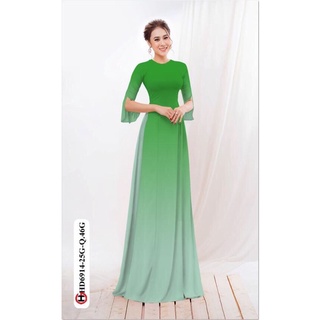 vải áo dài màu ombre