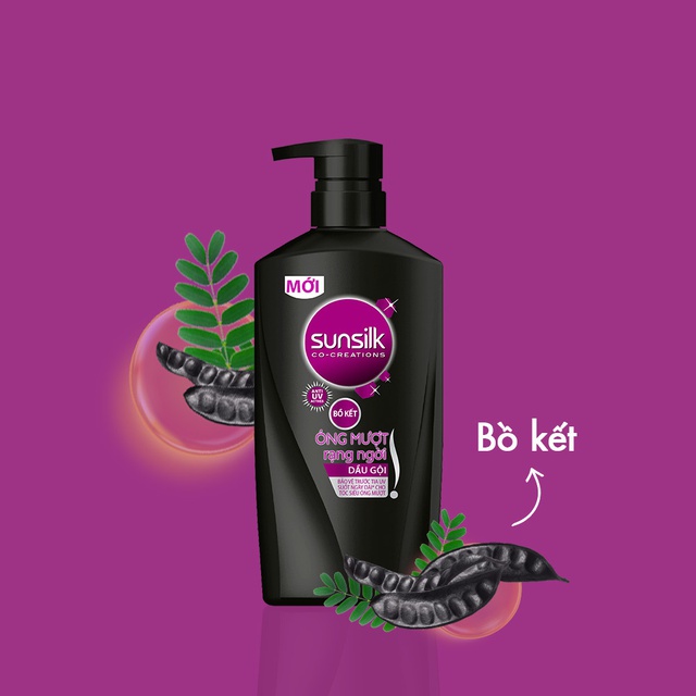 Dầu gội Sunsilk 900g làm sạch và mềm mượt tóc gấp 5 lần, cho mái tóc ngát hương suốt 48h