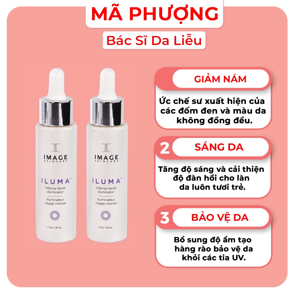 [CHÍNH HÃNG] SERUM  GIẢM NÁM DƯỠNG TRẮNG DA IMAGE ILUMA INTENSE FACIAL ILLUMINATOR