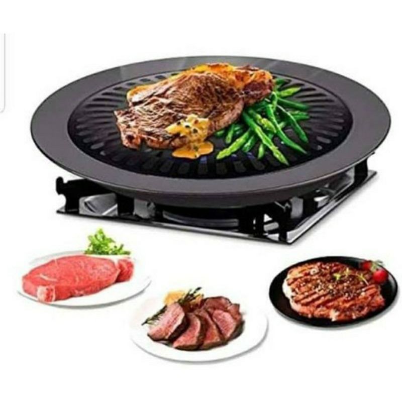 Lò Nướng Bbq Không Khói 32cm Phong Cách Hàn Quốc