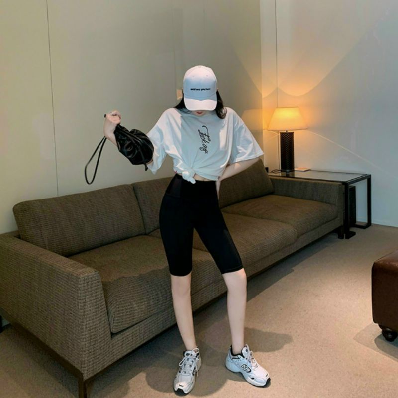 Combo 4 quần legging đùi đủ màu cao cấp hottrend chuẩn xịn bán chạy