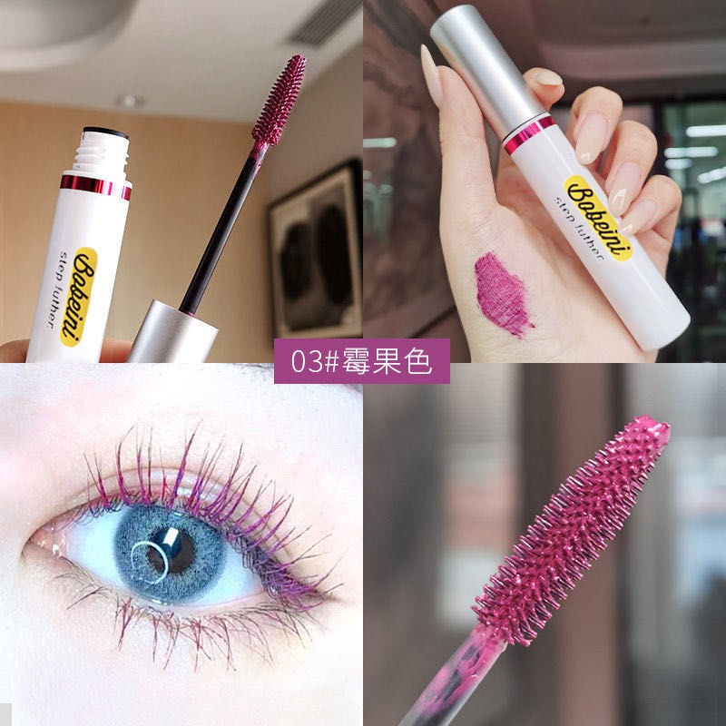 Người mẫu Vibrato Blast Li Jiaqi khuyên dùng mascara màu để làm cong mi dày, không thấm nước và lâu trôi, chống nởP