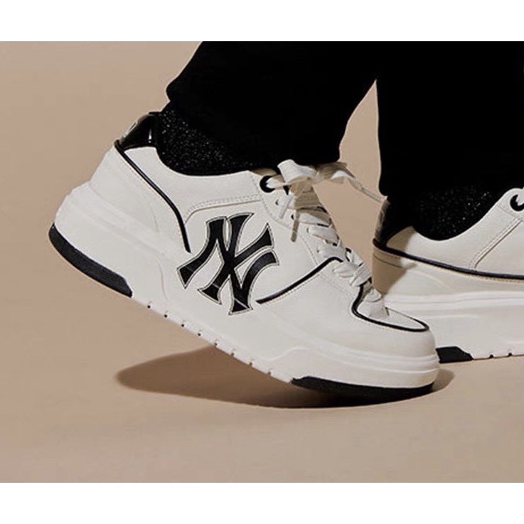 Giày Thể Thao Nam Nữ MLB Chunky NY, Hot Nhất 2022, Hack chiều cao 5cm, Hàng SC, Bản Trung Quốc