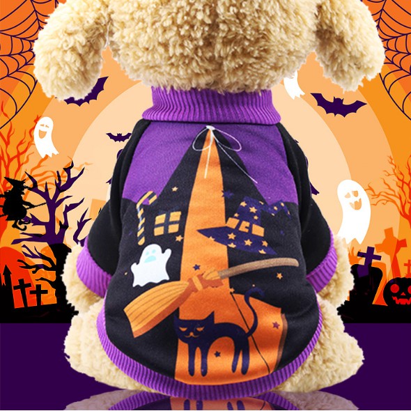 QUẦN ÁO CHO CHÓ MÈO - MẪu áo Halloween năm 2018