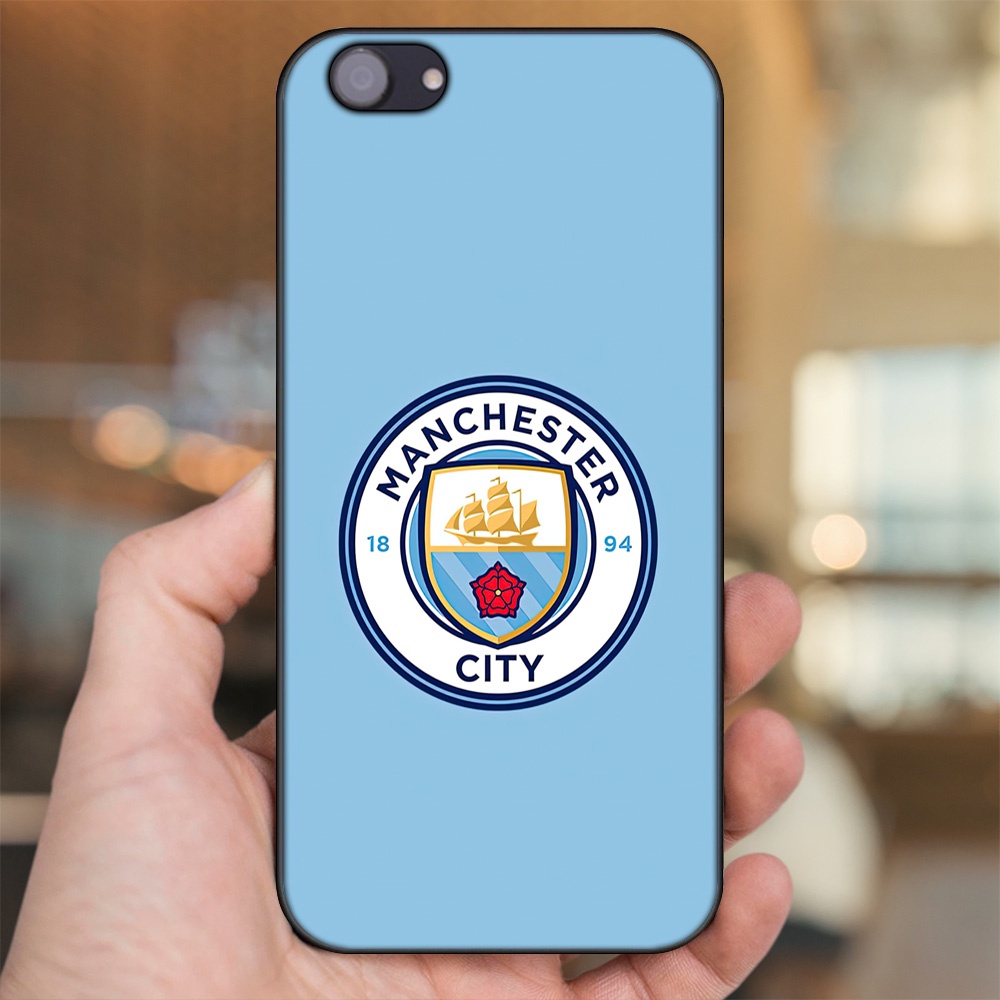 Ốp lưng Oppo F7 Youth viền đen in hình Manchester City MC