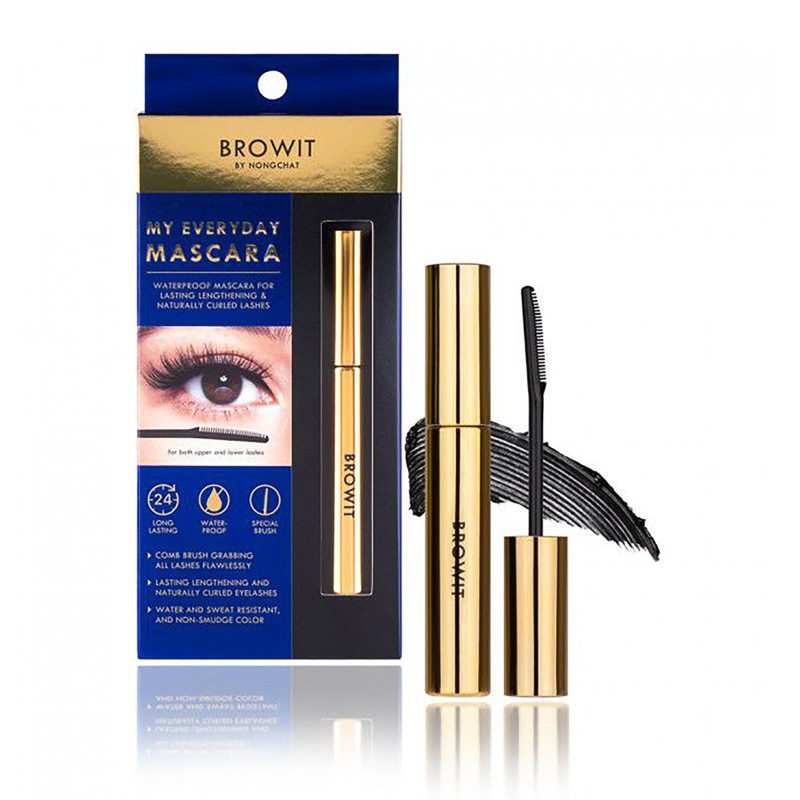 Mascara mắt BROWIT by nongchat my everyday waterproof mascara for lasting lengthening - chumia | BigBuy360 - bigbuy360.vn