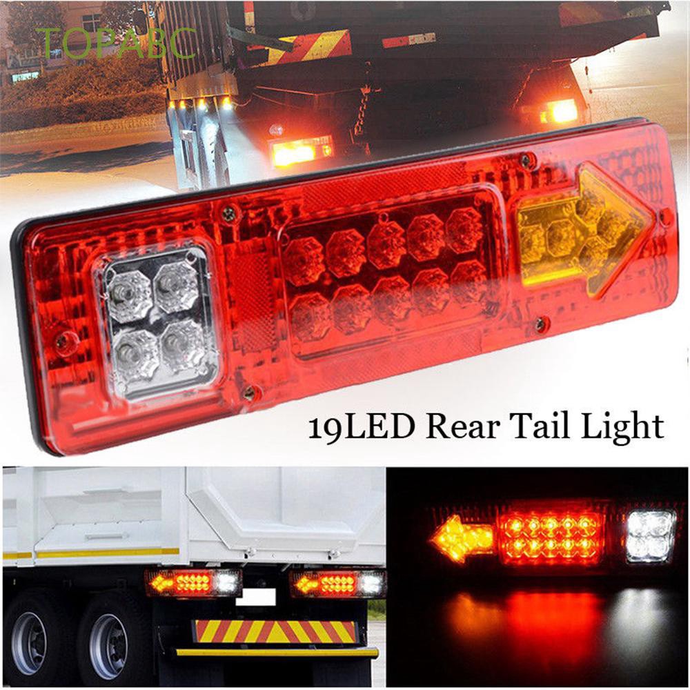 Đèn led hậu 19 bóng 3 chê độ xi nhan,demi,stop cho Xe Tải, Xe Ba Bánh,chống thấm nước điện áp 12v ( giá 1 cái )