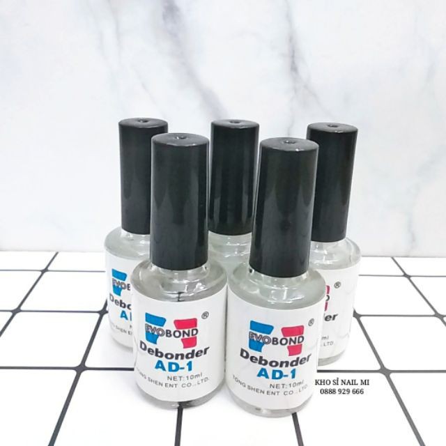 NƯỚC LÀM SÁNG ĐÁ NAIL AD - THÁO ĐÁ THÁO MÓNG NAIL 10ML