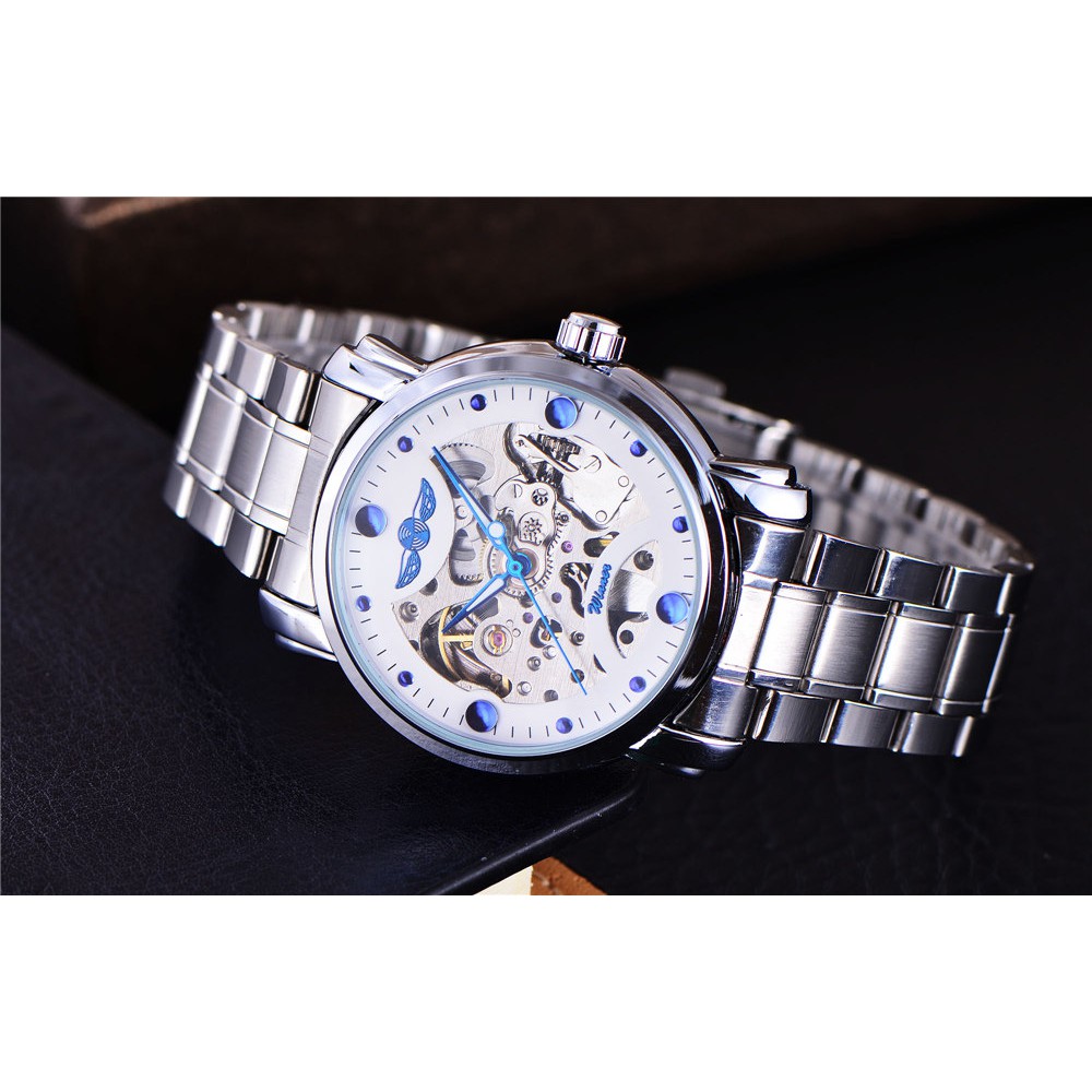 - Đồng hồ cơ nam Winner H005M lộ máy